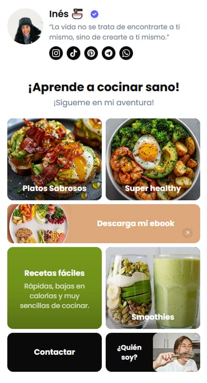 Perfil de recetas Ines